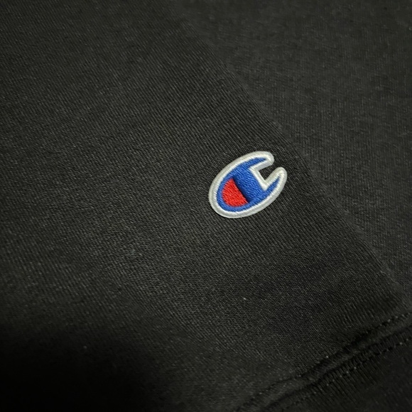 Champion Black Plus Powerblend Hoodie Size 1X - Picture 6 of 7